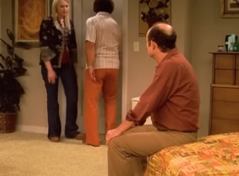 Donna’s mother locked herself in the bathroom